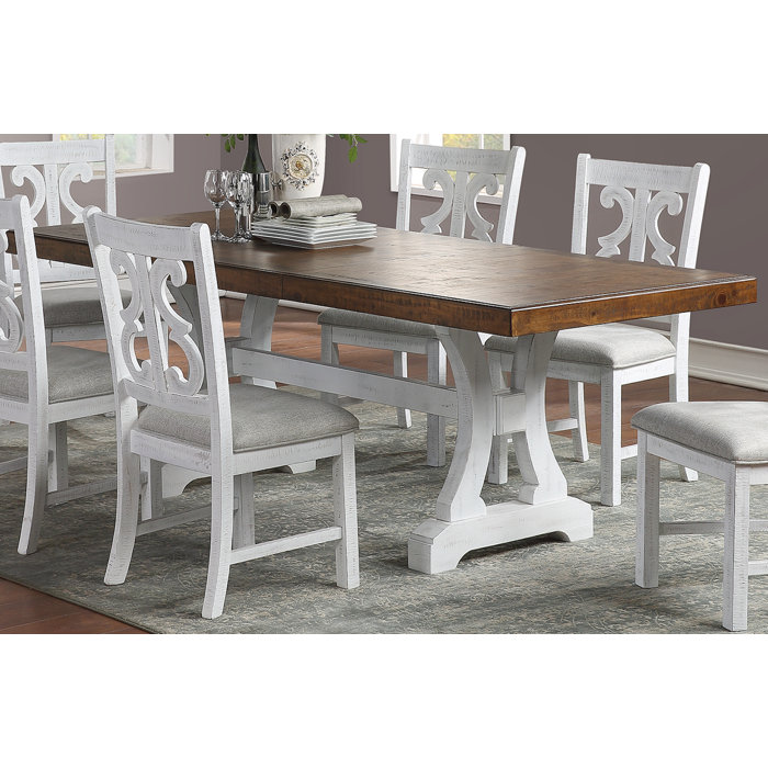 Laurel Foundry Modern Farmhouse Moravian Extendable Dining Table